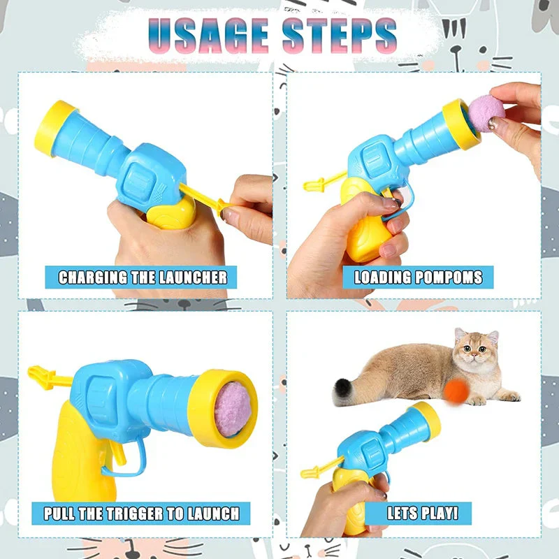 Cat Toys Interactive Launch Training Toy – Fun &amp; Engaging Playtime for Kittens - Image 15