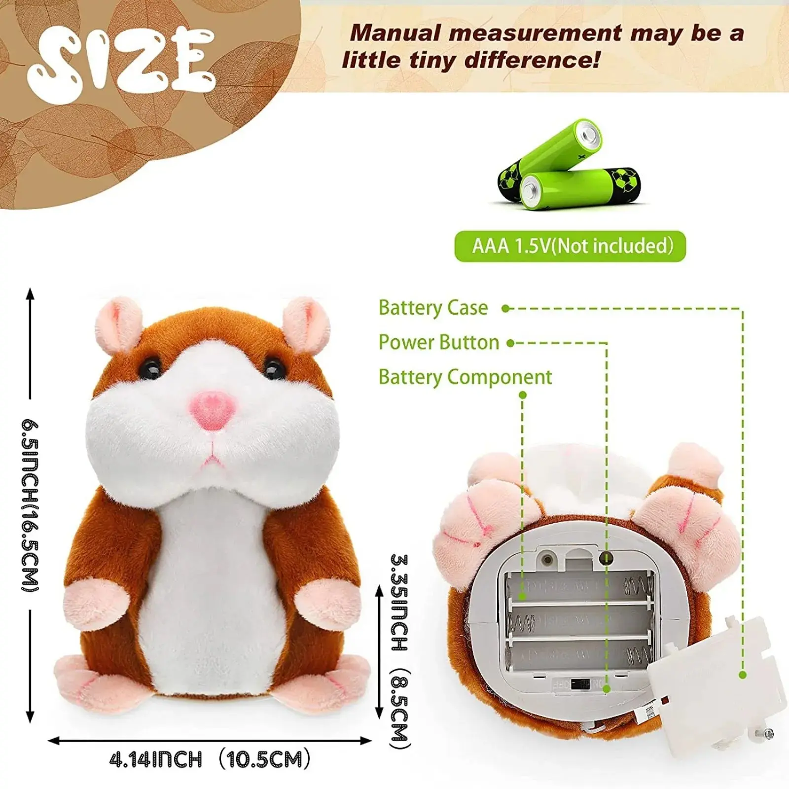 Cute Talking Hamster Toy Dogs Best Friend - Image 2