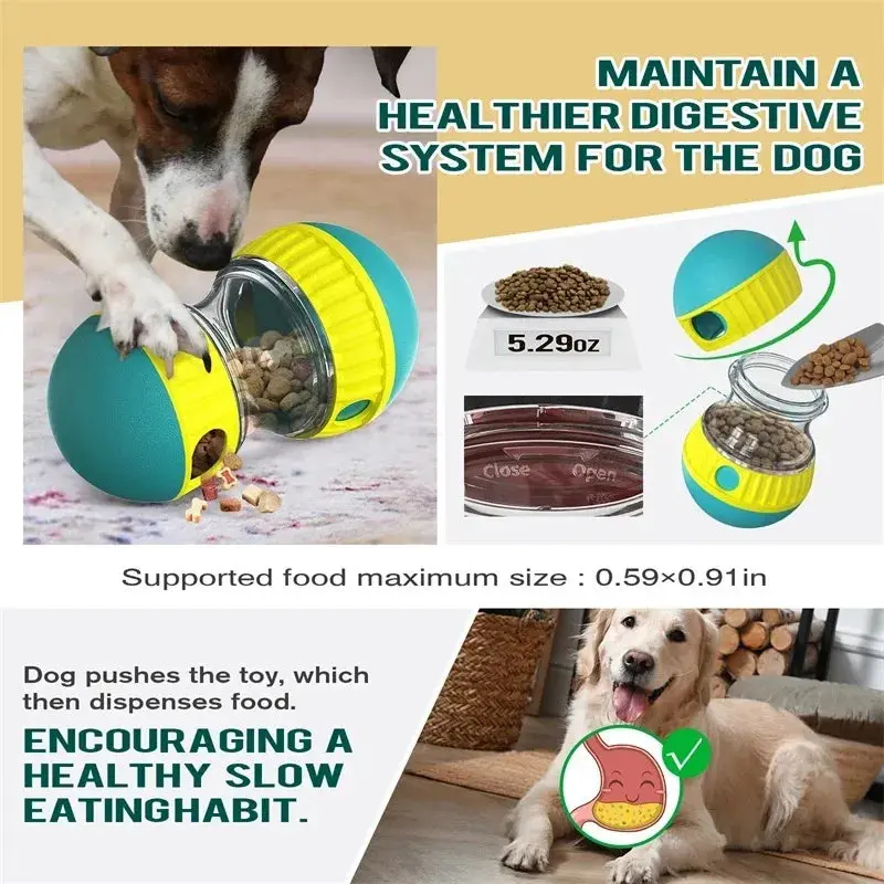 Interactive Dog Toy Tumbler Food Ball – Slow Feeder & Puzzle - Image 4