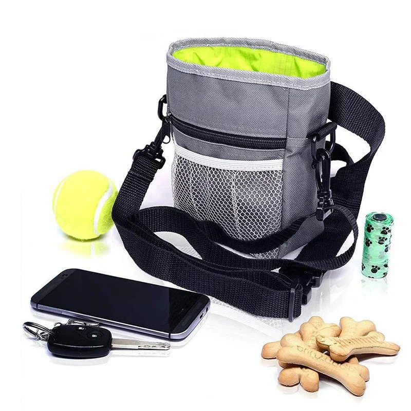 Portable Dog Training Waist Bag – Outdoor Treat Snack Pouch for Rewards & Feeding