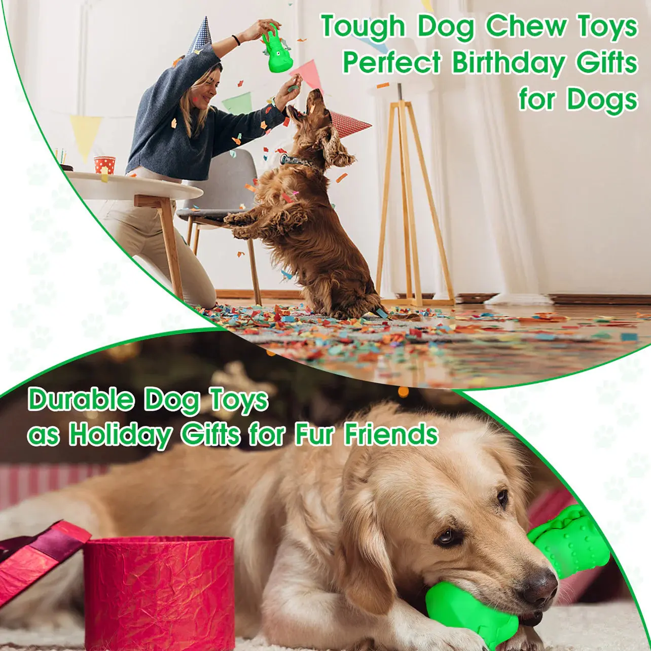 Green Rubber Alligator Toy  Head Dog Chew For Aggressive Chewers - Image 4