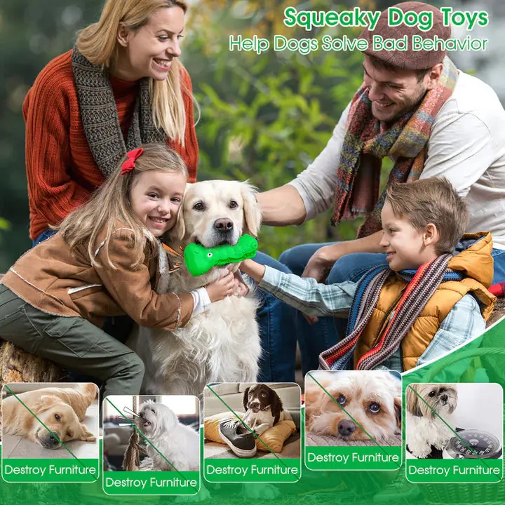 Green Rubber Alligator Toy  Head Dog Chew For Aggressive Chewers - Image 5