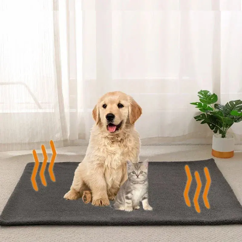 Self-Warming Dog Pad Bed – Soft and Cozy Thermal Mat for Cats & Dogs - Image 2