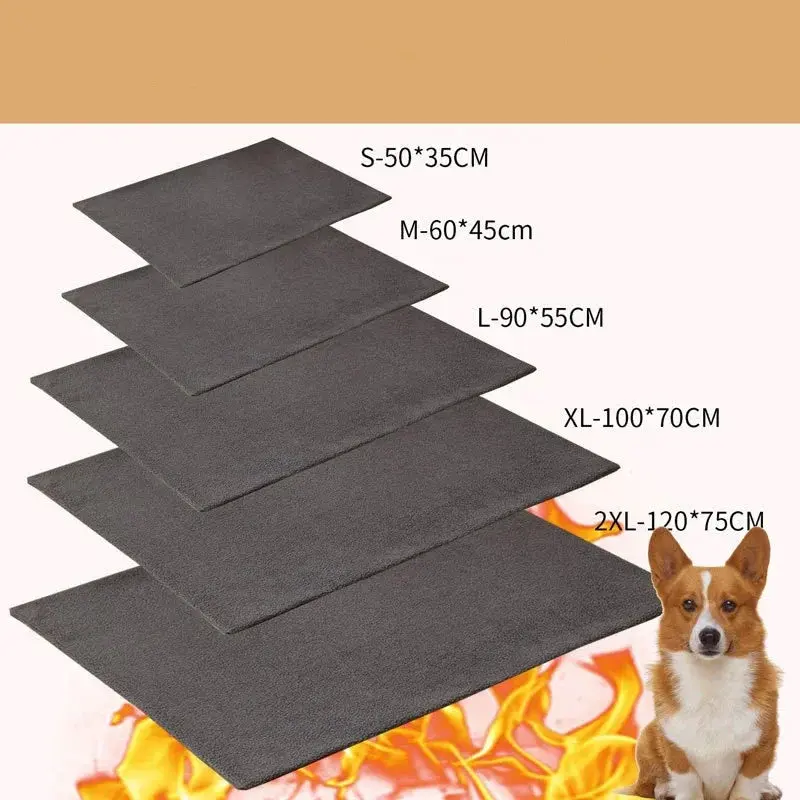 Self-Warming Dog Pad Bed – Soft and Cozy Thermal Mat for Cats & Dogs - Image 6