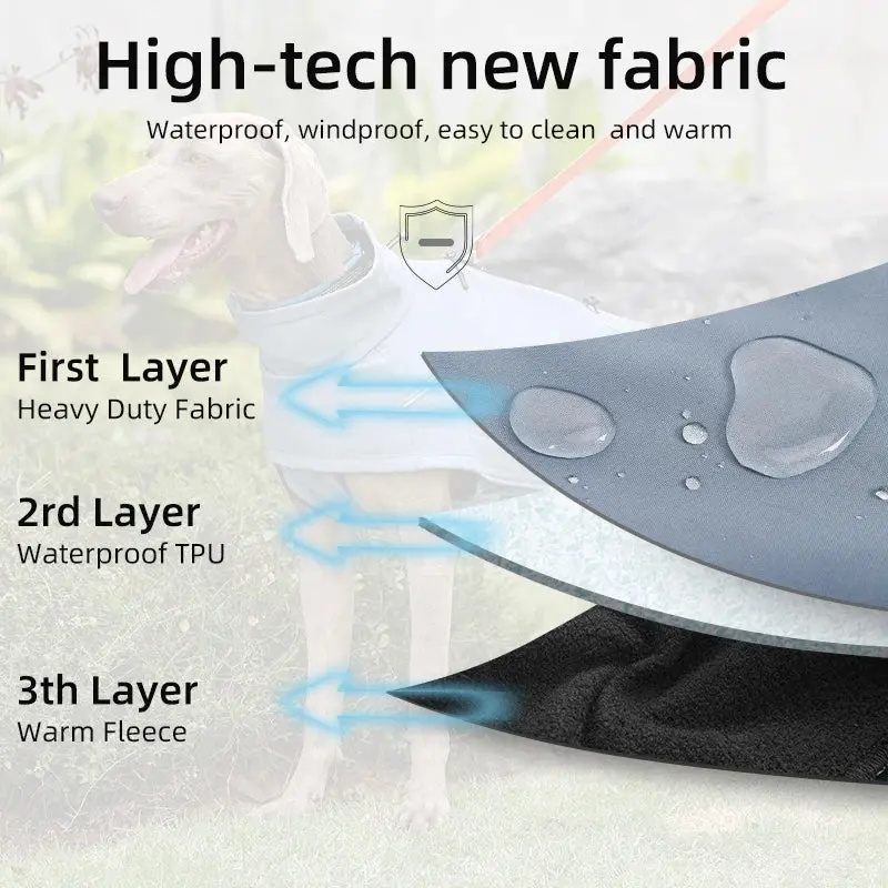 TripleShield Softshell Pet Jacket - Water-Resistant & Warm - Image 4