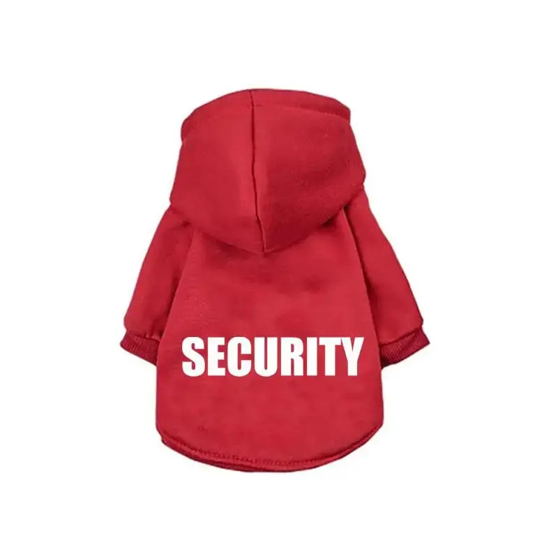 Winter Security Dog Hoodie with Leash Hole for Large & Small Dogs - Image 9