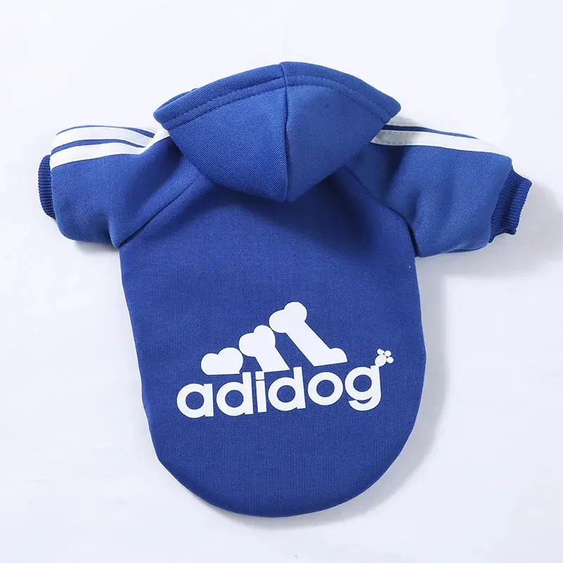 Adidog Pet Dog Clothes – Cotton Hooded Sweatshirt for All Sizes - Image 11